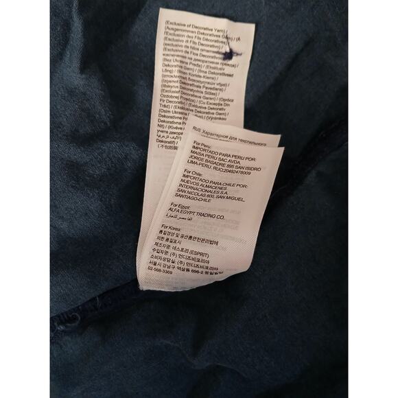 Esprit Embroidered Long Sleeve Denim Tunic Blouse US 14 - Picture 11 of 13